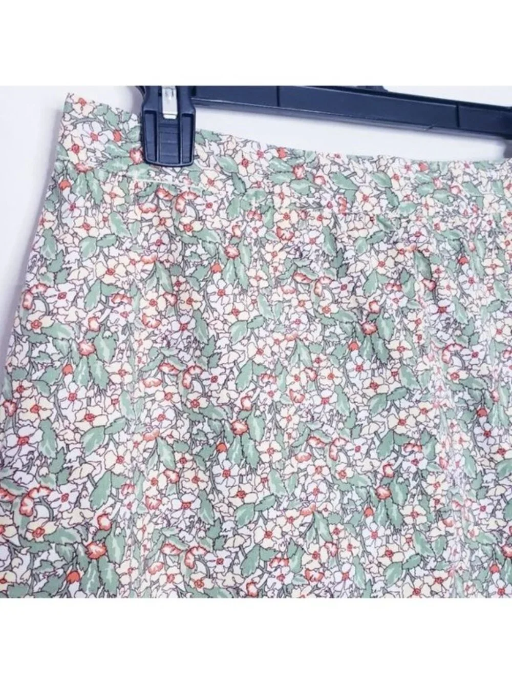 American Eagle Retro Stretch Floral Vintage Mini Skirt Pockets Women's Size 6